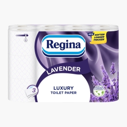 Hârtie igienică lavandă, 24 role, 3 straturi, 150 foi