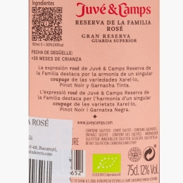Vin spumant rose brut, Cava Reserva de la Familia, 12%, 0.75l