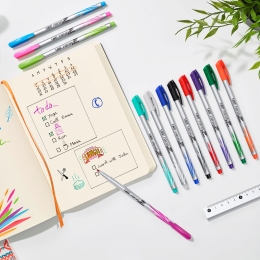 Set 4 linere Intensity Medium (albastru, negru, roșu, verde)