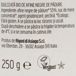 Dulceață eco de afine 250g