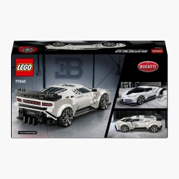 Hipermașina sport Bugatti Centodieci, 77240 Speed Champions, 291 piese, +9 ani