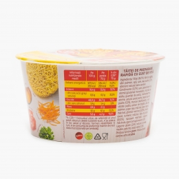 Tăieței instant cu gust de vită, caserolă 75g