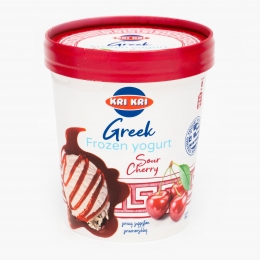Înghețată cu aromă de iaurt cu specific grecesc și vișine 320g