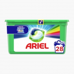 Detergent capsule All in1 Pods Color, 28 spălări