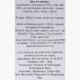 Măslinescu - Sos Arrabbiata 180g
