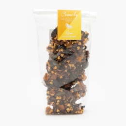 Specialitate crocantă din ciocolată raw și citrice eco 70g