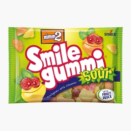 Bomboane gumate Smile gummi Sour 100g