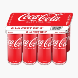Băutură carbogazoasă cola 8x0.33l