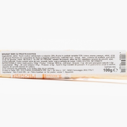 Nougat Bar cu fructe exotice 100g