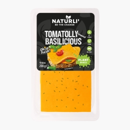 Felii vegetale cu aromă de roșii și busuioc Tomatolly Basilicious, 200g