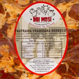 Pastramă din vrăbioară de berbecuț 700g