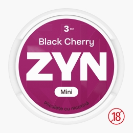 Pliculețe cu nicotină Black Cherry 3mg, 20 buc