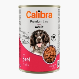 Hrană umedă pentru câini adulți, cu vită în aspic, 1240g 