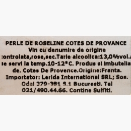 Vin rose sec Perle, 13%, 1.5l