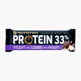 Baton proteic 33% cu aromă de ciocolată, 50g