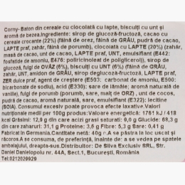 Baton de cereale cu ciocolată, biscuiți și bezea 40g