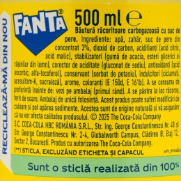 Băutură carbogazoasă cu aromă de pere 500ml