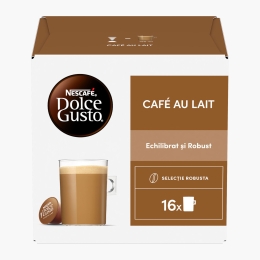 Café au lait 16 băuturi 160g, capsule cafea 