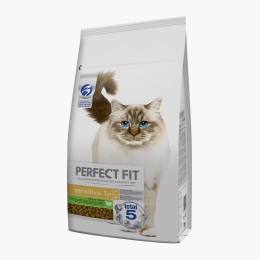 Hrană uscată pentru pisici sensibile adulte, 7kg, de curcan