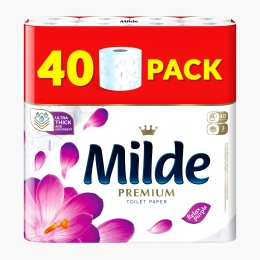 Hârtie igienică Relax Purple, 3 straturi, 40 role