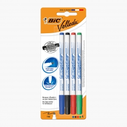 Set 4 markere pentru tablă albă Velleda 1721 asortate 
