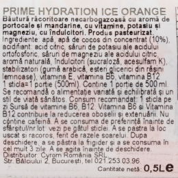 Băutură rehidratare Ice Orange cu aromă de portocale și mandarine 0.5l