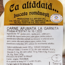 Carne afumată la garniță 450g