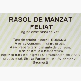 Rasol de mânzat feliat 650g