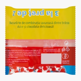 Baton de brânză proaspătă cu glazură de cacao Natur uriaș 3x62g