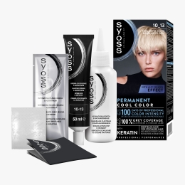 Vopsea de păr permanentă Cool and Ashy, 10-13 blond arctic rece, 115ml