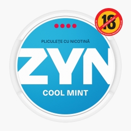 Pliculețe cu nicotină Cool Mint 11mg 20 buc, format subțire