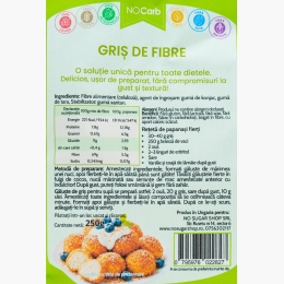 Griș de fibre, fără gluten 250g