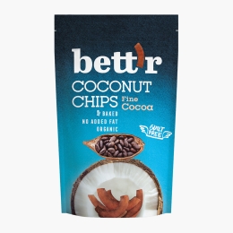 Chipsuri eco de cocos cu cacao 70g