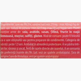 Solniță sare roz de Himalaya 100g