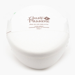 Înghețată italiană artizanală (gelato) fistic sărat + caramel sărat 300g