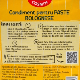 Amestec de condimente pentru paste Bolognese 20g