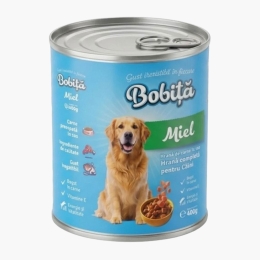 Hrană umedă pentru câini, cu miel, conservă 400g