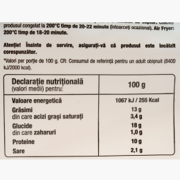 Cordon bleu de pui 500g
