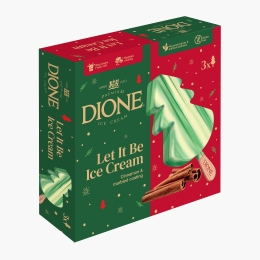 Înghețată premium cu scorțișoară și glazură marmorată 3x90ml