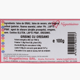 Grisine cu oregano 100g