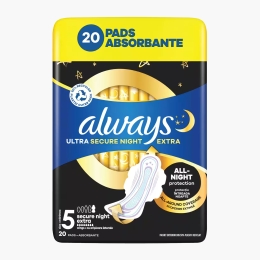 Absorbante Secure Night Extra 4 Pack, 20 buc
