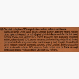 Ciocolată cu lapte și umplutură de dovleac, cafea și condimente, Creme d'Or Pumpkin Spice Latte, 100g