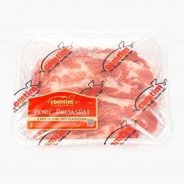 Ceafă de porc cu os feliată 750g