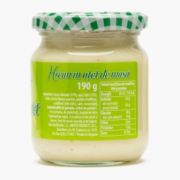 Hrean în oțet de masă 190g