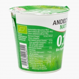 Iaurt ușor eco 0.1% grăsime 150g
