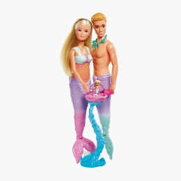 Păpușă Steffi Love Mermaid Family 3+ ani
