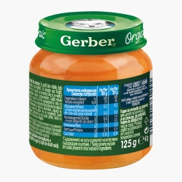 Piure ecologic din morcovi și cartofi dulci, 125g, +6 luni 