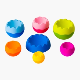 Sfere colorate, 6+ luni