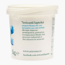 Brânză proaspătă de vacă 1% grăsime 1kg