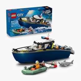 Urmărire cu barca de poliție, 60456 City, 264 piese, +6 ani